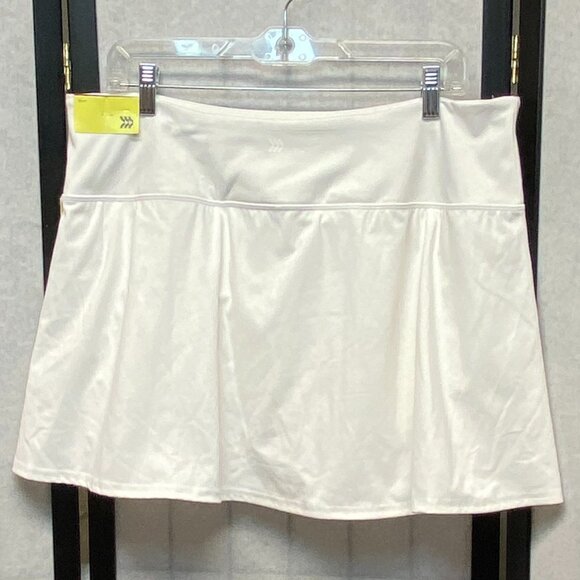 All in Motion High Rise Athletic Skort White XXL NWT Active Tennis Golf Workout - Picture 2 of 10